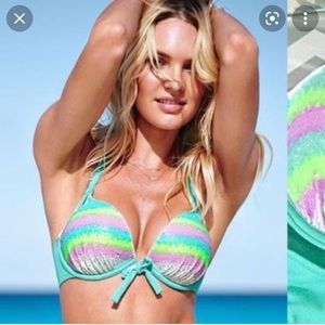 Victorias Secret Bombshell Sequin Bikini Top